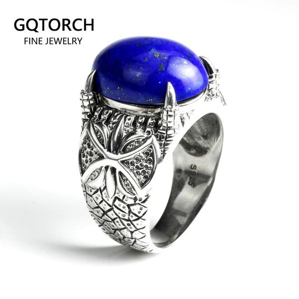 vintage natural mens lapis lazuli rings 925 sterling silver dragon prong setting index finger ring turkish jewelry, Golden;silver
vintage natural mens lapis lazuli rings 925 sterling silver dragon prong setting index finger ring turkish jewelry, Golden;silver