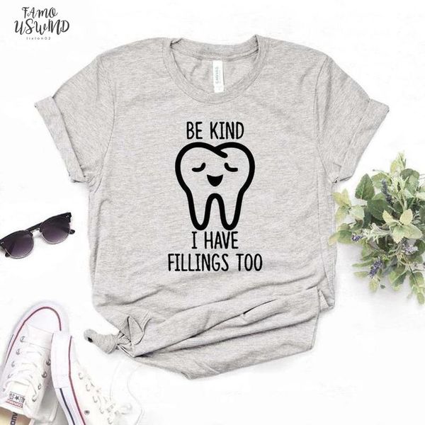 dentist be kind print women tshirt casual funny t shirt for yong lady girl tee 6 colors drop ship 416, White
dentist be kind print women tshirt casual funny t shirt for yong lady girl tee 6 colors drop ship 416, White