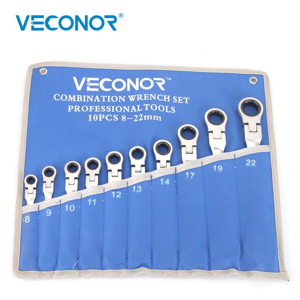8-22mm 10 pcs ratchet wrench spanner set of keys multitools flexible head dull polish 72 teeth with roll-up storage pouch
8-22mm 10 pcs ratchet wrench spanner set of keys multitools flexible head dull polish 72 teeth with roll-up storage pouch