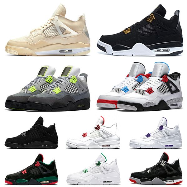 jumpman 4 4s mens trainers basketball shoes sail neon metallic purple black cat athletics men sports sneakers size 40-47 wholesale, White;red
jumpman 4 4s mens trainers basketball shoes sail neon metallic purple black cat athletics men sports sneakers size 40-47 wholesale, White;red