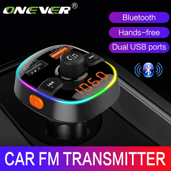 onever fm-передатчик беспроводная связь bluetooth 5.0 handsfree автомобильный mp3-плеер bluetooth kit fm модулятор dual usb зарядное устройс
onever fm-передатчик беспроводная связь bluetooth 5.0 handsfree автомобильный mp3-плеер bluetooth kit fm модулятор dual usb зарядное устройс