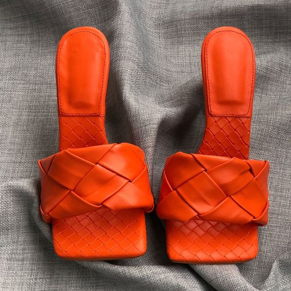vintage square toe women orange slippers cross knit high heels sandals apricot weave sandalias summer shoes big size 43 slide, Black
vintage square toe women orange slippers cross knit high heels sandals apricot weave sandalias summer shoes big size 43 slide, Black