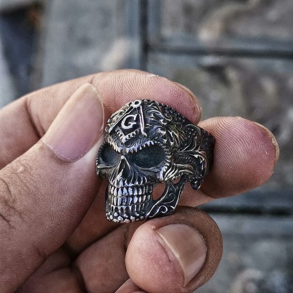 heavy metal silver color mason biker skull rings men punk stainless steel ring masonic jewelry gift for him
heavy metal silver color mason biker skull rings men punk stainless steel ring masonic jewelry gift for him