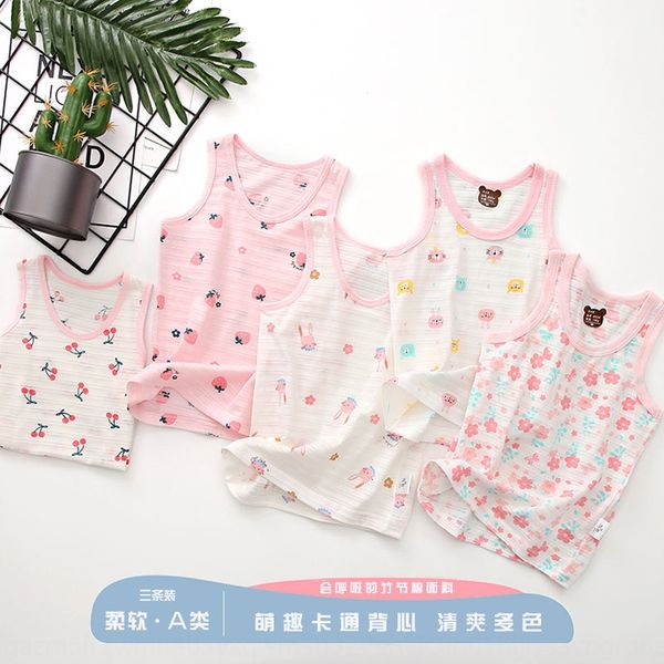 printed bamboo cotton children's vest suit summer simple striped vest for children and girls, Blue
printed bamboo cotton children's vest suit summer simple striped vest for children and girls, Blue