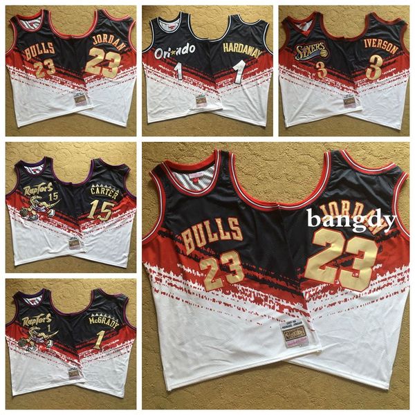 mitchell&ness magic raptors 76ers bulls michael 3 iverson mcgrady 15 carter 1 hardaway swingman embroidery basketball jersey, Black;red
mitchell&ness magic raptors 76ers bulls michael 3 iverson mcgrady 15 carter 1 hardaway swingman embroidery basketball jersey, Black;red