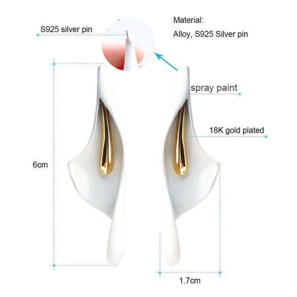 2020imitation ceramic flower stud earrings for women girls fashion wedding bride jewelry gift brincos, Silver
2020imitation ceramic flower stud earrings for women girls fashion wedding bride jewelry gift brincos, Silver