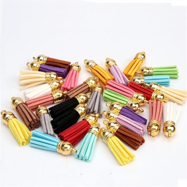 50pcs 38mm gold tassel for keychains bag charms suede tassel diy pendant summer jewelry findings women handmade
50pcs 38mm gold tassel for keychains bag charms suede tassel diy pendant summer jewelry findings women handmade