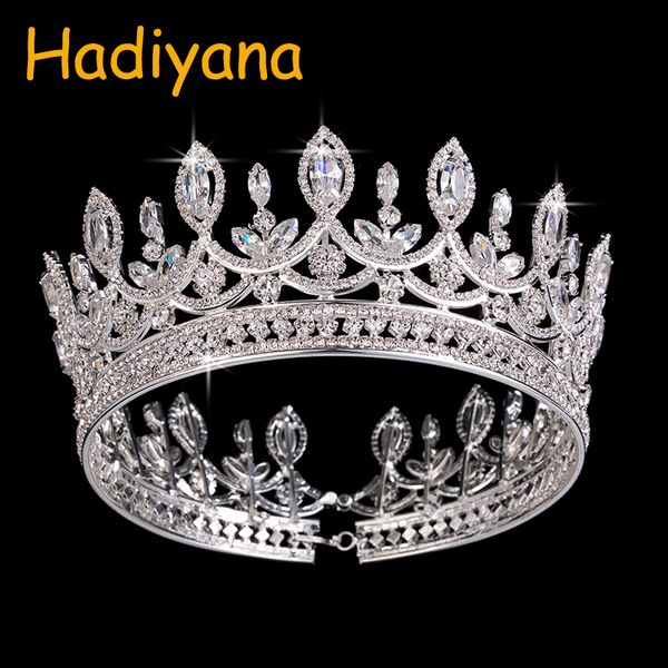 hadiyana новой невеста ретро корона медь cz яркого rhinestone свадебных аксессуары принцесса волосы большой полные коронки диадема bc3684 mx, White;golden
hadiyana новой невеста ретро корона медь cz яркого rhinestone свадебных аксессуары принцесса волосы большой полные коронки диадема bc3684 mx, White;golden