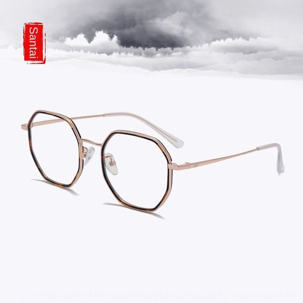 9wtil large polygon myopia glasses female korean style fashionable plain face plain light internet red myopia glasses frame frame male 55078, Silver
9wtil large polygon myopia glasses female korean style fashionable plain face plain light internet red myopia glasses frame frame male 55078, Silver
