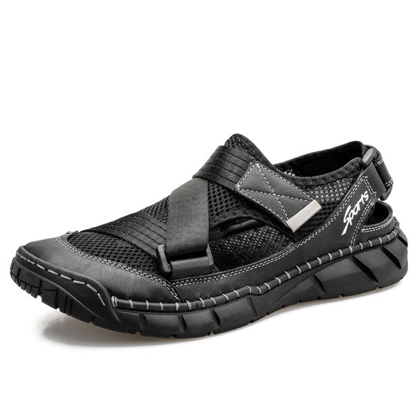 men's sandal comfortable summer men casual shoes breathable mesh mens shoes new non-slip lightweight sneakers 38-48, Black
men's sandal comfortable summer men casual shoes breathable mesh mens shoes new non-slip lightweight sneakers 38-48, Black