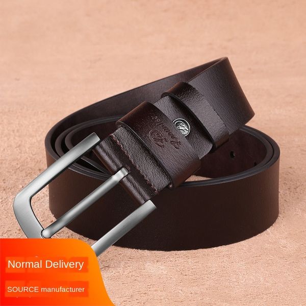 genuine leather pin cowhide pin buckle all-match fashion casual business belt fashionable personalized belt, Black;brown
genuine leather pin cowhide pin buckle all-match fashion casual business belt fashionable personalized belt, Black;brown
