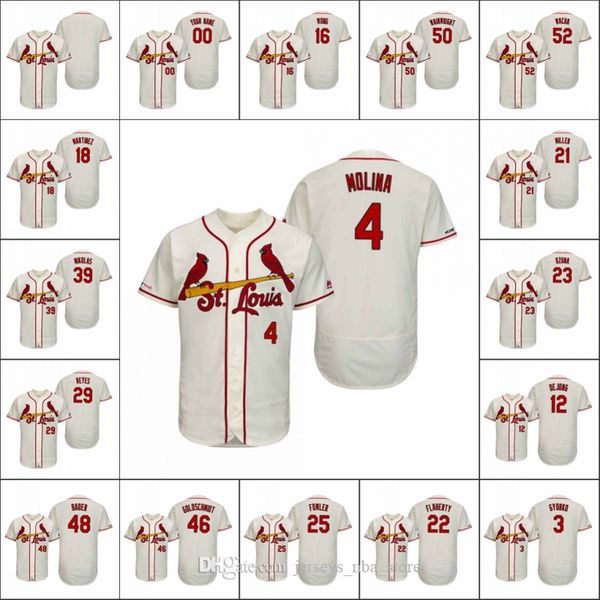 st. louis cardinals men #4 yadier molina 46 paul goldschmidt 3 jedd gyorko wainwright women youth authentic custom jersey, Blue;black
st. louis cardinals men #4 yadier molina 46 paul goldschmidt 3 jedd gyorko wainwright women youth authentic custom jersey, Blue;black