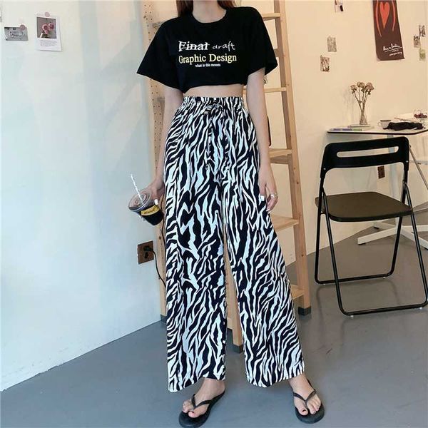 big size pants women high waist loose zebra pattern casual wide leg 2020 autumn elastic pants office ladies bottom trousers, Black;white
big size pants women high waist loose zebra pattern casual wide leg 2020 autumn elastic pants office ladies bottom trousers, Black;white