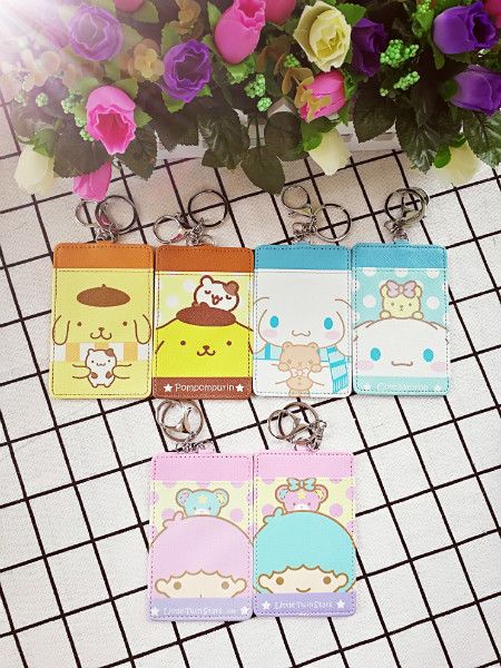 pom purin cinnamoroll fashion anime pu key chain card keychain keyring coin key cards holder pendant birthday gifts new, Silver
pom purin cinnamoroll fashion anime pu key chain card keychain keyring coin key cards holder pendant birthday gifts new, Silver