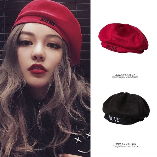 ywmth korean style all-match suede letter embroidery beret ladies solid color pumpkin painter fashion painter octagonal hat beret octagonal, Blue;gray
ywmth korean style all-match suede letter embroidery beret ladies solid color pumpkin painter fashion painter octagonal hat beret octagonal, Blue;gray