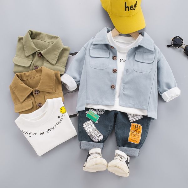 3colours малышей baby boy 3pieces одежда комплект куртка + брюки + тенниски детская одежда мальчики осень наряды дети set, White
3colours малышей baby boy 3pieces одежда комплект куртка + брюки + тенниски детская одежда мальчики осень наряды дети set, White