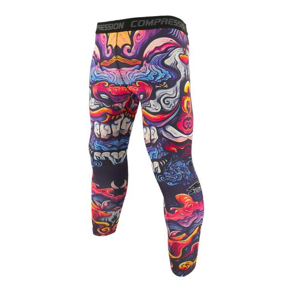 men colourful cow breathable running leggings elastic gym training workout tight pants sport jogging compression trousers male, Black;blue
men colourful cow breathable running leggings elastic gym training workout tight pants sport jogging compression trousers male, Black;blue