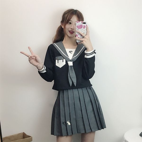 1zhra bass кролика матрос женщина jk равномерную юбку подлинного моряка мягкого girlstyle младшего и старшей средней школы bass набор кролик, Black;red
1zhra bass кролика матрос женщина jk равномерную юбку подлинного моряка мягкого girlstyle младшего и старшей средней школы bass набор кролик, Black;red