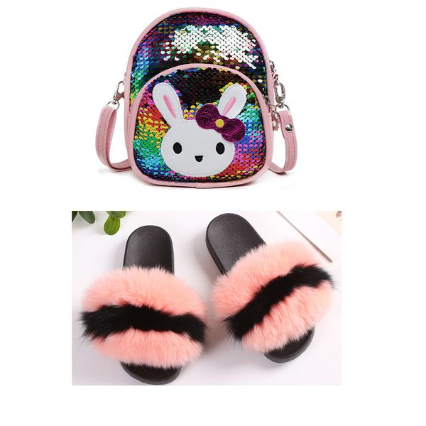 kids cute fluffly fur sandals sequin schoolbag set girl furry plush fur sandals bling satchel sweet children shoes, Black;grey
kids cute fluffly fur sandals sequin schoolbag set girl furry plush fur sandals bling satchel sweet children shoes, Black;grey