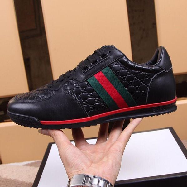 new arrival men 's ace signature sneaker mens shoes breathable outdoor walking shoes lace -up low casual men shoes herren sportsch, Black 
new arrival men 's ace signature sneaker mens shoes breathable outdoor walking shoes lace -up low casual men shoes herren sportsch, Black