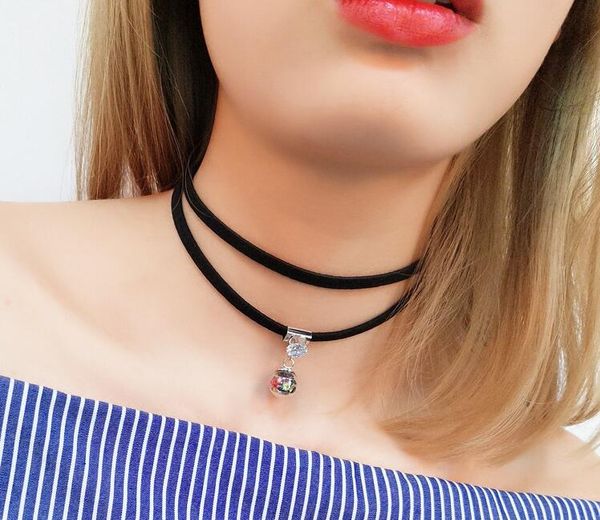 sell colorful wishing bottle necklace velvet double chokers zircon necklace length 21 to 50 cm, Golden;silver
sell colorful wishing bottle necklace velvet double chokers zircon necklace length 21 to 50 cm, Golden;silver