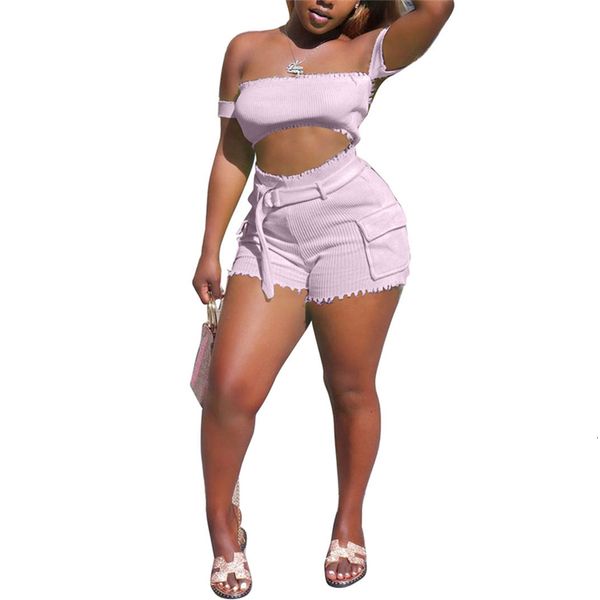 2020 fashion women's 2 pcs outfit off shoulder stretch tube tank crop bodycon shorts sets summer suits with waist belt, Gray
2020 fashion women's 2 pcs outfit off shoulder stretch tube tank crop bodycon shorts sets summer suits with waist belt, Gray
