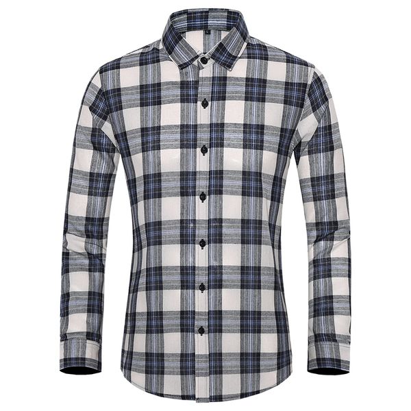 9 colors men's casual plaid shirt 2020 new autumn business fashion long sleeve shirt male brand clothes plus size 5xl 6xl 7xl, White;black
9 colors men's casual plaid shirt 2020 new autumn business fashion long sleeve shirt male brand clothes plus size 5xl 6xl 7xl, White;black