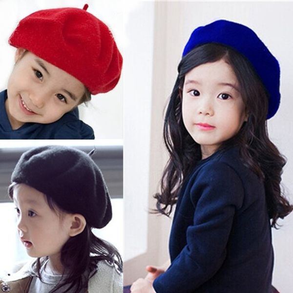 mori girl artist hat children's beret parent-child bud hat girl woolen woolen pure color beret, Blue;gray
mori girl artist hat children's beret parent-child bud hat girl woolen woolen pure color beret, Blue;gray