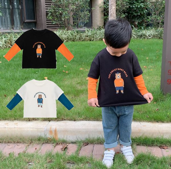 ktpwt chen chen baby's clothing clothes t-shirt clothing western style boy handsome fake two-piece bear t-shirt long sleeve boy's, Blue
ktpwt chen chen baby's clothing clothes t-shirt clothing western style boy handsome fake two-piece bear t-shirt long sleeve boy's, Blue