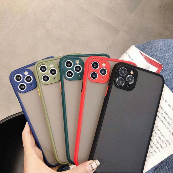 2020 phone case for iphone 11 pro max xs max 8 plus luxury contrast color frame matte hard pc protective anti-fall shockproof
2020 phone case for iphone 11 pro max xs max 8 plus luxury contrast color frame matte hard pc protective anti-fall shockproof