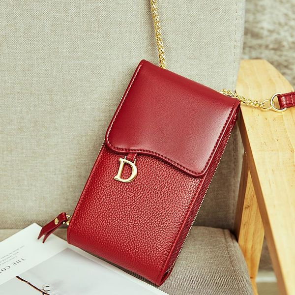 design mobile phone bag ladies leather 2020 new one shoulder diagonal wine red small bag wild fashion mini bag gift 1239
design mobile phone bag ladies leather 2020 new one shoulder diagonal wine red small bag wild fashion mini bag gift 1239