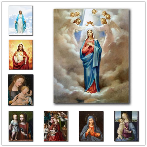 virgin mary christian canvas painting wall art picture home decor posters and prints living room catholic church besdroom mural
virgin mary christian canvas painting wall art picture home decor posters and prints living room catholic church besdroom mural