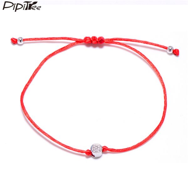 pipitree simple 6mm micro-mosaic cz zircon small round charm bracelet handmade lucky red string bracelets for women jewelry, Golden;silver
pipitree simple 6mm micro-mosaic cz zircon small round charm bracelet handmade lucky red string bracelets for women jewelry, Golden;silver