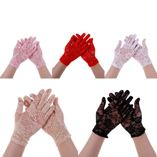 1pair female lace driving gloves spring and summer women's thin lace sunscreen gloves lady's short uv protection gloves, Silver
1pair female lace driving gloves spring and summer women's thin lace sunscreen gloves lady's short uv protection gloves, Silver