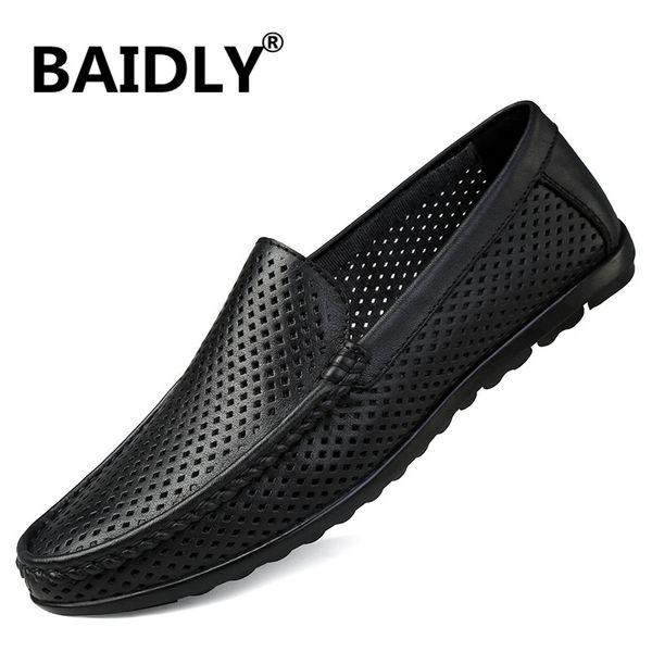 genuine leather men casual shoes hollow mens loafers moccasins breathable slip on black driving shoes plus size 46
genuine leather men casual shoes hollow mens loafers moccasins breathable slip on black driving shoes plus size 46