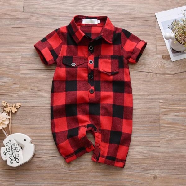 newborn summer toddler baby boys romper infant clothing red plaid button down flannel gentleman clothes girls jumpsuit, Blue
newborn summer toddler baby boys romper infant clothing red plaid button down flannel gentleman clothes girls jumpsuit, Blue