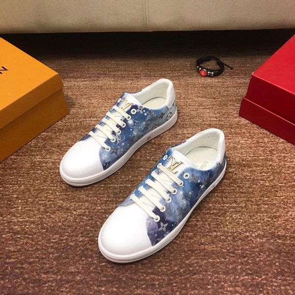 2020i luxury design leather letter low-lace-up casual men's shoes, fashionable wild outdoor sports shoes, size: 38-45, Black
2020i luxury design leather letter low-lace-up casual men's shoes, fashionable wild outdoor sports shoes, size: 38-45, Black