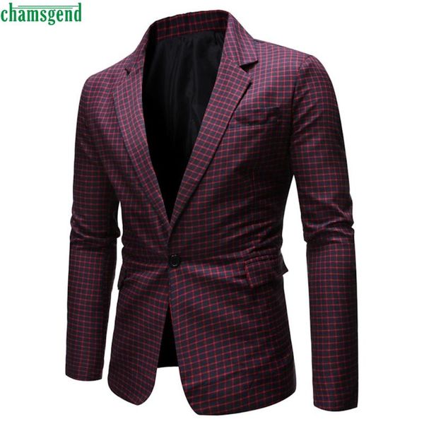chamsgend dinner party banquet clothing suit jackets men fashion plaid simple casual blazer comfortable coat chaquetas de traje, White;black
chamsgend dinner party banquet clothing suit jackets men fashion plaid simple casual blazer comfortable coat chaquetas de traje, White;black
