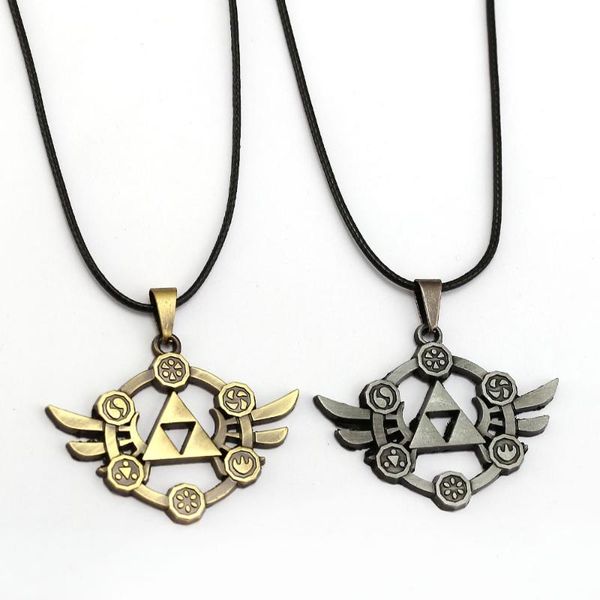 the legend of zelda necklace power triforce pendant fashion rope chain necklaces women men charm gifts game jewelry, Silver
the legend of zelda necklace power triforce pendant fashion rope chain necklaces women men charm gifts game jewelry, Silver