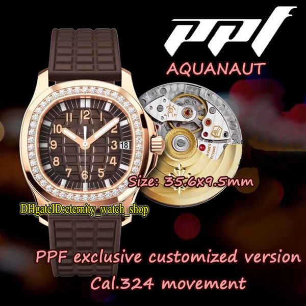 version ppf aquanaut 5068r-001 cal.324 s c automatic woman watches brown dial 18krose gold diamond inlay case iced out lady watches 5067, Slivery;brown
version ppf aquanaut 5068r-001 cal.324 s c automatic woman watches brown dial 18krose gold diamond inlay case iced out lady watches 5067, Slivery;brown
