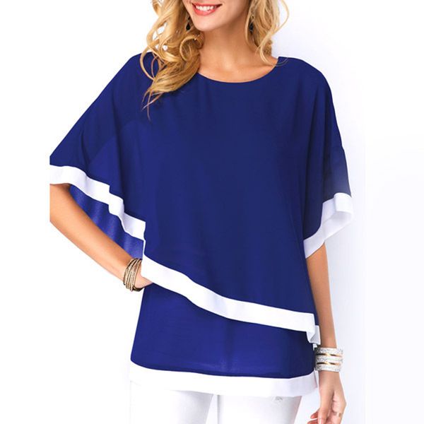punk style summer 2019 casual women chiffon shirts new brand solid bat sleeves fashion irregulars plus size 5 xl shirts
punk style summer 2019 casual women chiffon shirts new brand solid bat sleeves fashion irregulars plus size 5 xl shirts