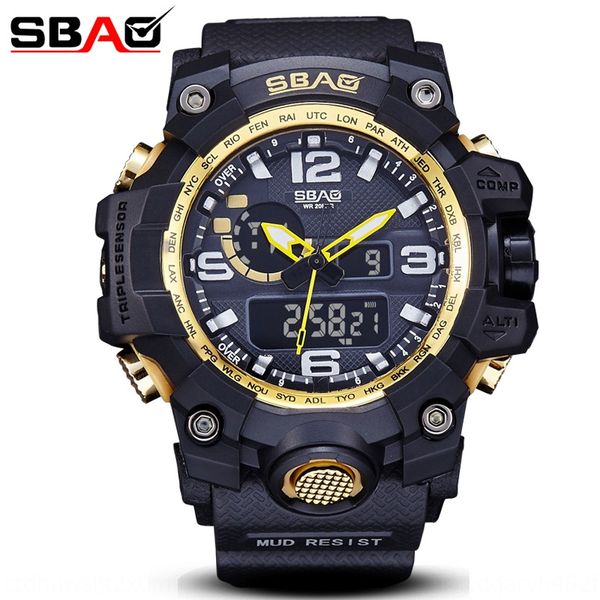 fashion sports multi-function electronic electron electron student outdoor all-match large dial watch men's watch, Blue
fashion sports multi-function electronic electron electron student outdoor all-match large dial watch men's watch, Blue