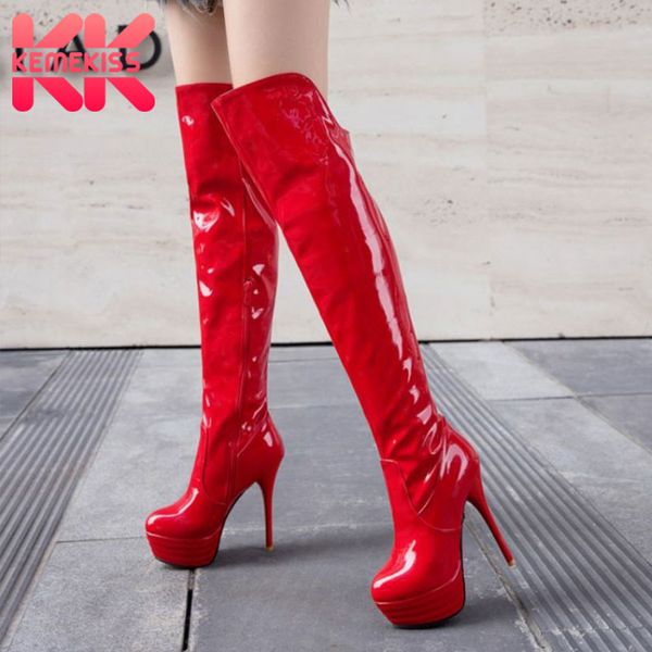 kemekiss size 32-43 women over knee boots thin high heel winter shoes woman warm fashion platform zipper party footwear, Black
kemekiss size 32-43 women over knee boots thin high heel winter shoes woman warm fashion platform zipper party footwear, Black