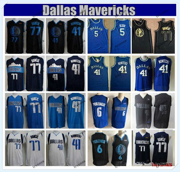 2019 dallas mavericks nba dirk nowitzki 77 kristaps porzingis 6 city basketball jersey vintage jason kidd 5 blue stitched jersey, Black
2019 dallas mavericks nba dirk nowitzki 77 kristaps porzingis 6 city basketball jersey vintage jason kidd 5 blue stitched jersey, Black