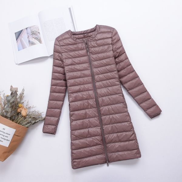 new jacket slim down jacket women's mid-length thin round neck solid color large size white duck down ph067, Black
new jacket slim down jacket women's mid-length thin round neck solid color large size white duck down ph067, Black