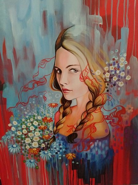 modern art woman with flower home decor handpainted &hd print oil painting on canvas wall art canvas pictures 5004
modern art woman with flower home decor handpainted &hd print oil painting on canvas wall art canvas pictures 5004