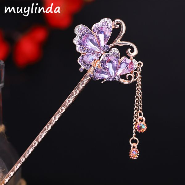 muylinda rhinestone flower hair stick for women vintage crystal hairpin jewelry with party girls fashion butterfly hair pins, Golden;silver
muylinda rhinestone flower hair stick for women vintage crystal hairpin jewelry with party girls fashion butterfly hair pins, Golden;silver