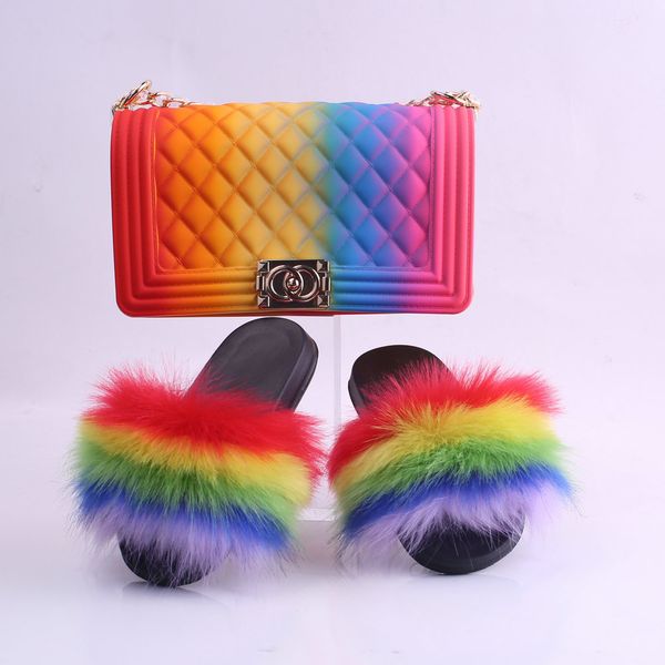 2020 slippers purses glitter jelly hand bag designers cross body handbags fashion set fur slides shoes women matching purse, Black
2020 slippers purses glitter jelly hand bag designers cross body handbags fashion set fur slides shoes women matching purse, Black