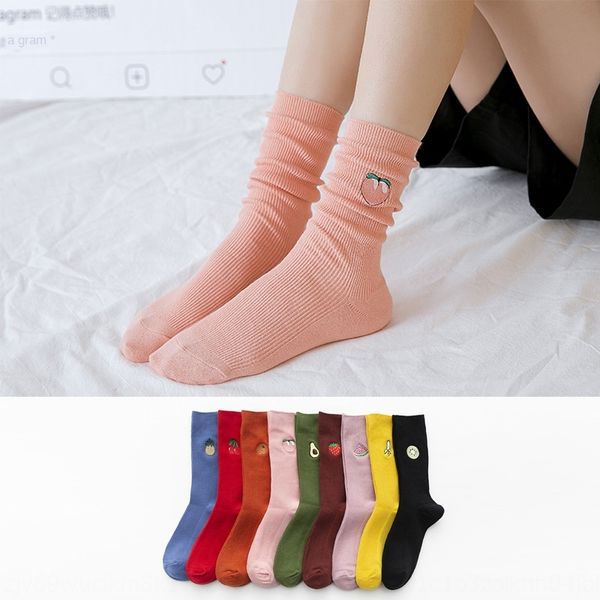 new fruit fruit embroidery cotton socks women's korean stacked socks cotton stockings, Pink;yellow
new fruit fruit embroidery cotton socks women's korean stacked socks cotton stockings, Pink;yellow