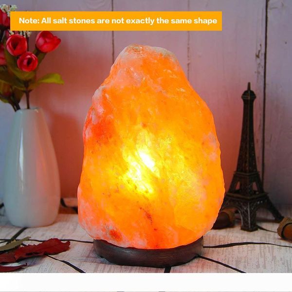 brelong br-0010 himalayan crystal salt rock lamp gift table lamp night light natural shape with wooden bottom dimmer switch line
brelong br-0010 himalayan crystal salt rock lamp gift table lamp night light natural shape with wooden bottom dimmer switch line